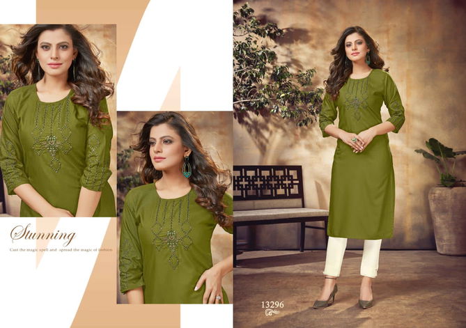 Kalaroop Adhira New Fancy Wear Embroidery Designer Kurti Collection